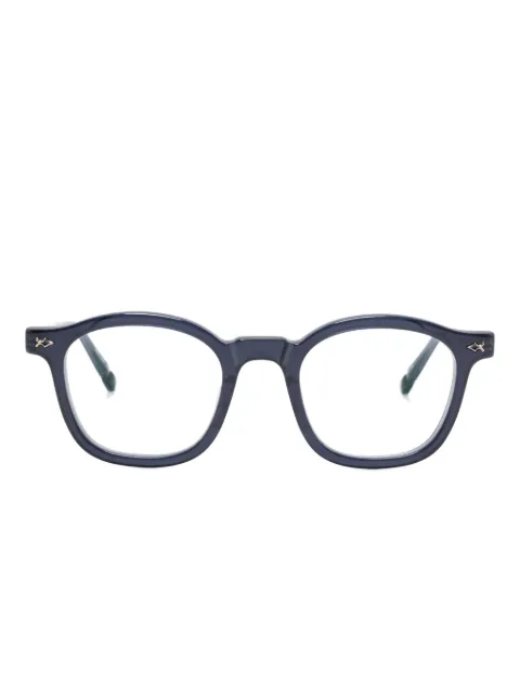 Matsuda rectangle-frame glasses Blue M2068