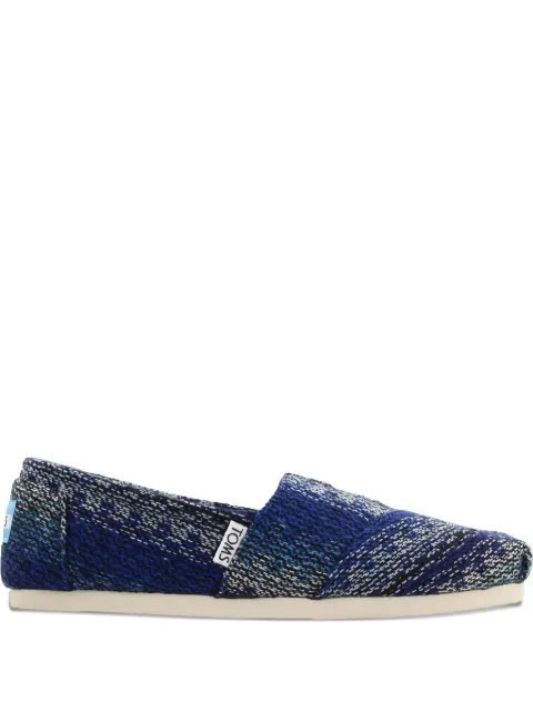 Toms Alpargata patterned loafers Blue 10008928