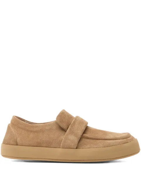 Marsèll touch-strap suede loafers Neutrals MWG601P024
