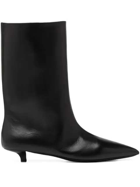 Marsèll Spino pointed-toe leather boots Black MW8732P010