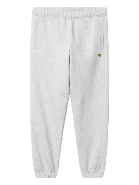 Carhartt WIP Chase logo-detail track pants Grey I03366700JXX