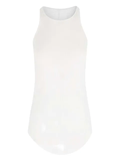 Rick Owens ribbed round-neck top White RP02E4101RC