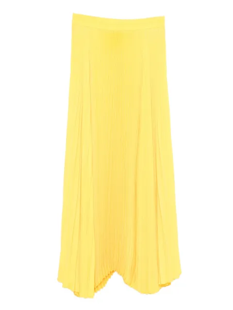 STYLAND pleated maxi skirt Yellow B016421