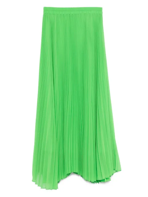 STYLAND pleated maxi skirt Green B01631