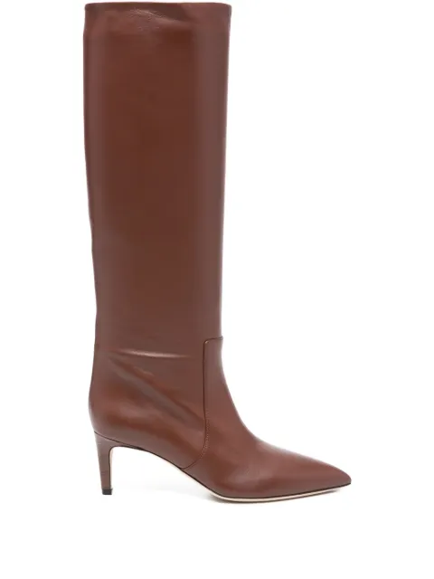 Paris Texas 70mm leather knee-high boots Brown PX504XLTH3