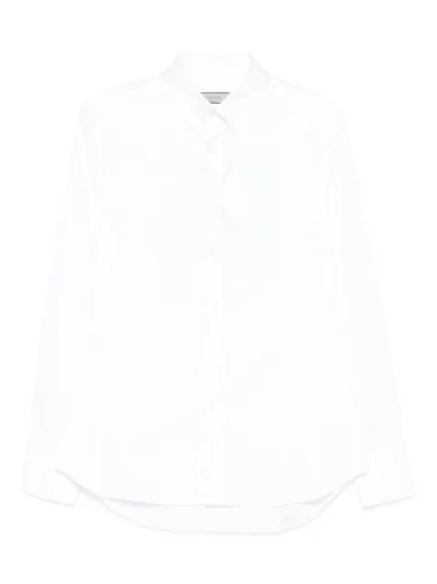 Canali long-sleeve cotton shirt White GA03312CCL7048