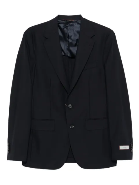 Canali two-button wool blazer Blue 24270CU20614