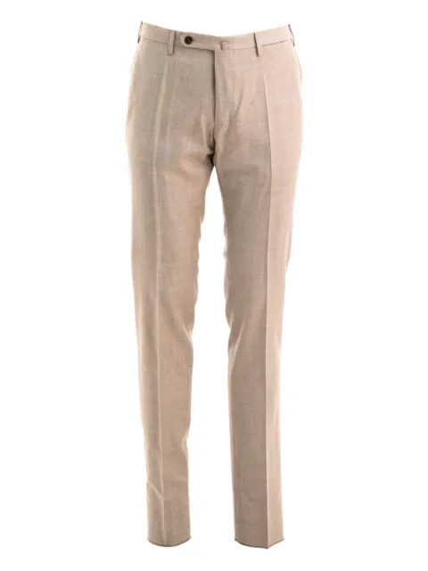 Incotex straight-leg pleated trousers Neutrals 1T00351645C