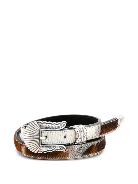 Kate Cate calf-hair buckle belt Brown BLTKC019LTS