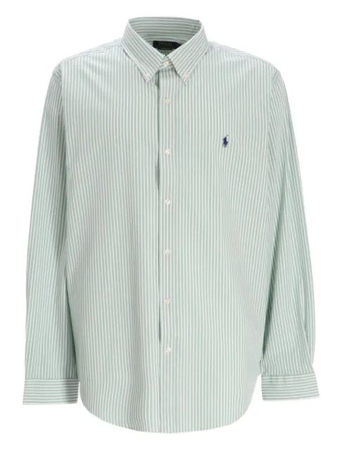 Polo Ralph Lauren striped-pattern cotton shirt Green 710929346019