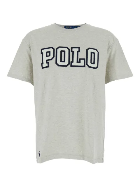 Polo Ralph Lauren logo-appliqué T-shirt Grey 710972663