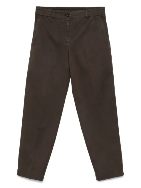 Seventy elastic-waistband trousers Brown PT1332460228