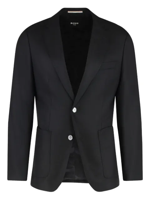 BOSS two-button single-breasted blazer Black 50545880