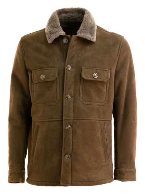 Barba suede jacket Brown CAMICIA51211