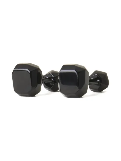 Lanvin faceted chain cufflinks Black AMCJSCL3LTCBH25