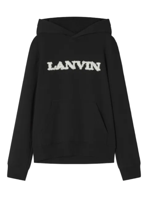 Lanvin embroidered hoodie Black RMHO0055F303H25