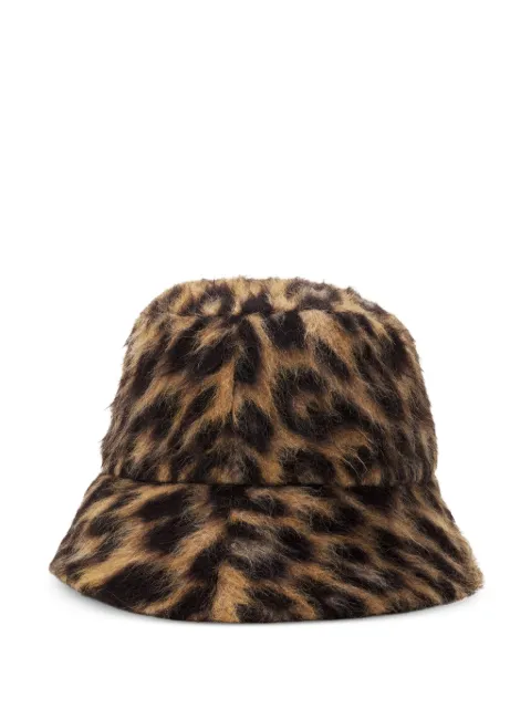 Lanvin leopard-print bucket hat Brown AMHANBU11VLPH25