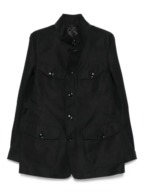 TOM FORD flap-pocket jacket Black OJM018FMC230