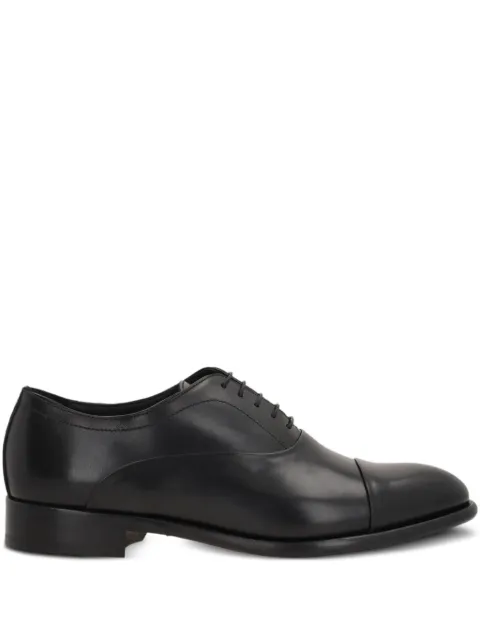 Doucal's cap-toe lace-up shoes Black DU3481FREDUF159NN00