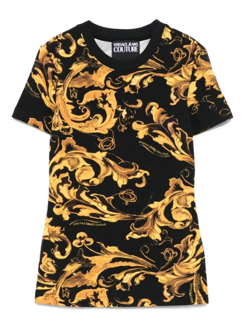 Versace Jeans Couture all-over print T-shirt Black 79HAH608JS504