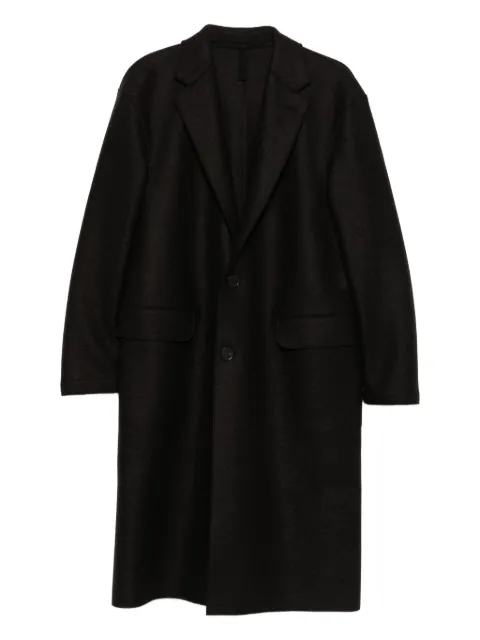 Harris Wharf London two-button wool coat Brown CE9189MLK