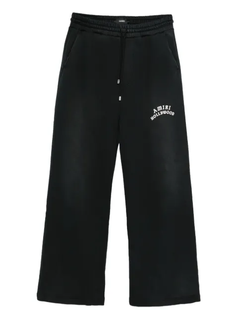AMIRI Hollywood logo sweatpants Black AMJYSP1049