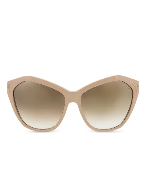 TOM FORD Eyewear cat-eye full-rim sunglasses Brown FT031772L