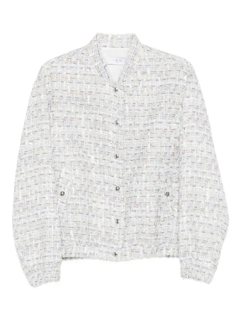 IRO tweed bomber jacket White NOEMYWP137