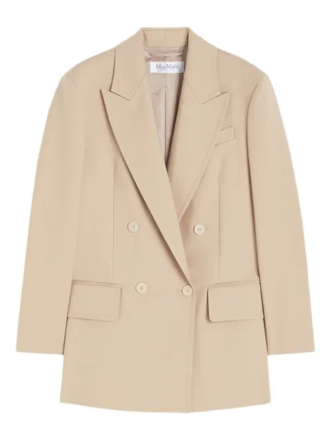 Max Mara Olimpia double-breasted blazer Neutrals 2521046071600