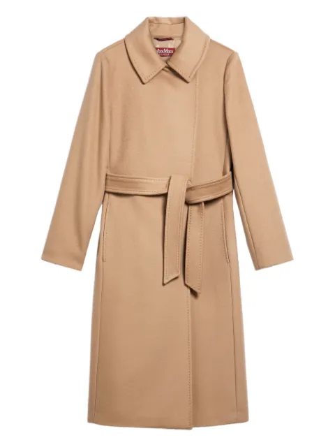 Max Mara belted wool coat Brown 2526016172600