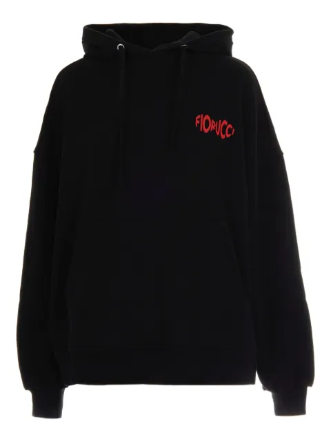 Fiorucci logo hoodie Black W02FPSHO092CJ05BK02