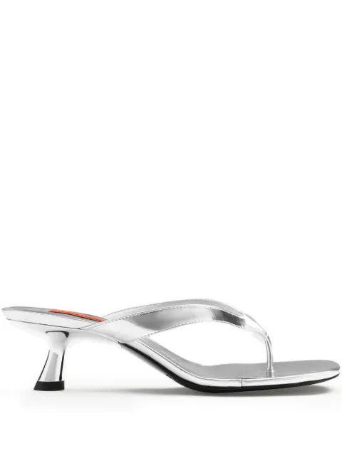 Simon Miller 57mm Beep Thong heeled sandals Silver F1069137