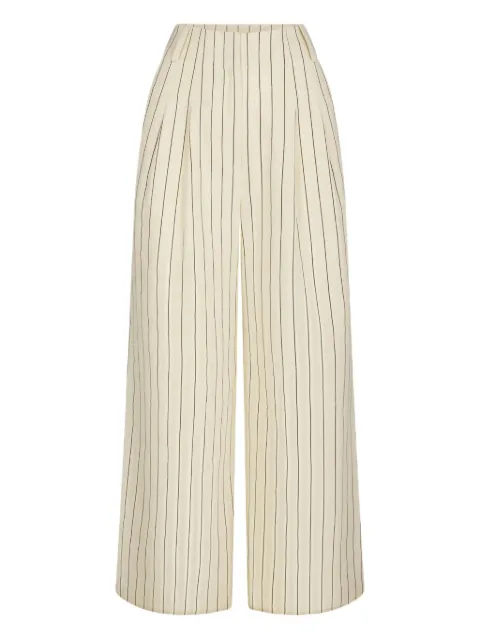 Simon Miller Bloo pinstripe linen trousers Neutrals W03396480