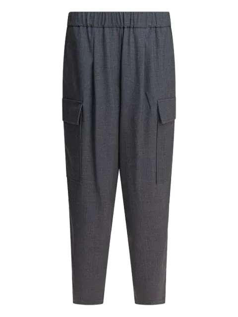 Semper elastic-waist cargo trousers Grey 43532733R290