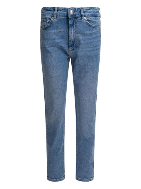 Max Mara logo-patch five-pocket denim jeans Blue 2522186075600