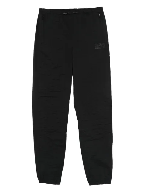 Diesel logo-embroidered track pants Black 25HA186420EPBP