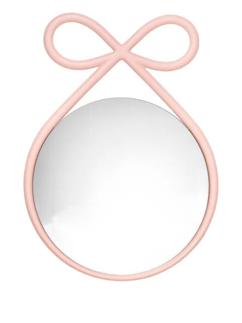 Qeeboo ribbon-bow mirror Pink 83001PI