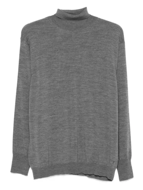 Erika Cavallini turtleneck wool sneakers Grey P5WA05