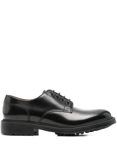 Doucal's lace-up leather Derby shoes Black DU3501HENRUF007NN00