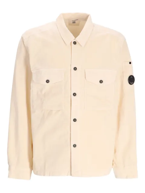 C.P. Company corduroy pocket overshirt Neutrals 19CMOS072A006410O