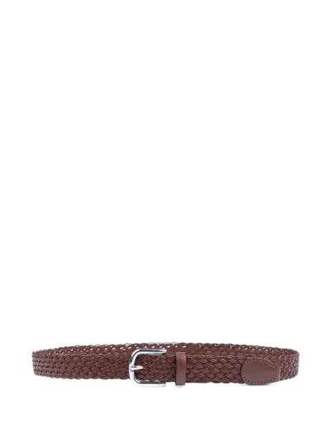 Paul & Shark woven leather belt Brown 15356001695