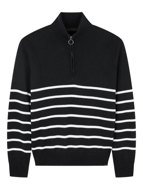 Paul & Shark half-zip striped sweater Black 15311142213