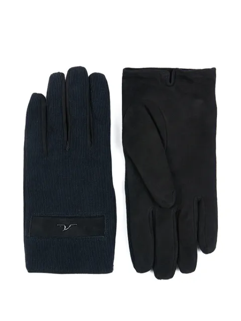 Paul & Shark corduroy gloves Black 15317202011