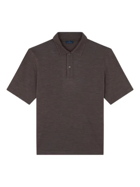 Paul & Shark fine-knit polo shirt Brown 15311170365