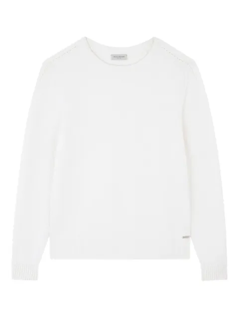 Paul & Shark crew-neck merino wool sweater White 15351018469