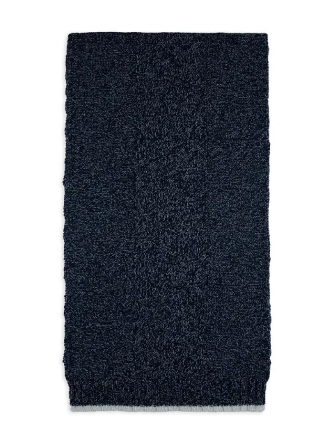 Paul & Shark ribbed-trim scarf Blue 15357050083