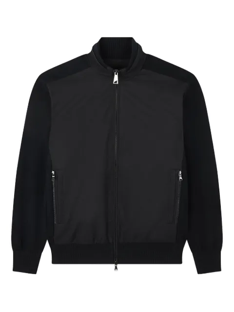 Paul & Shark hybrid zip-up jacket Black 15311291011