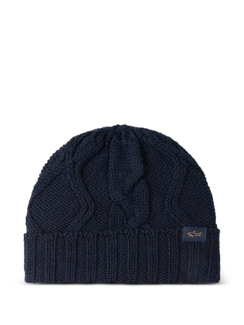 Paul & Shark merino wool beanie Blue 15317164050