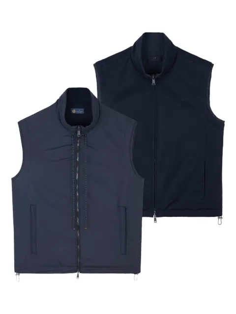 Paul & Shark reversible zip-fastening gilet Blue 15312626013