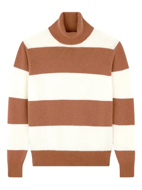 Paul & Shark turtleneck striped sweater Brown 15351012349